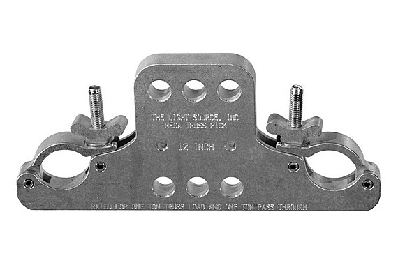 12" 1-Ton Multi-Hole Mega-Truss Pick in Black