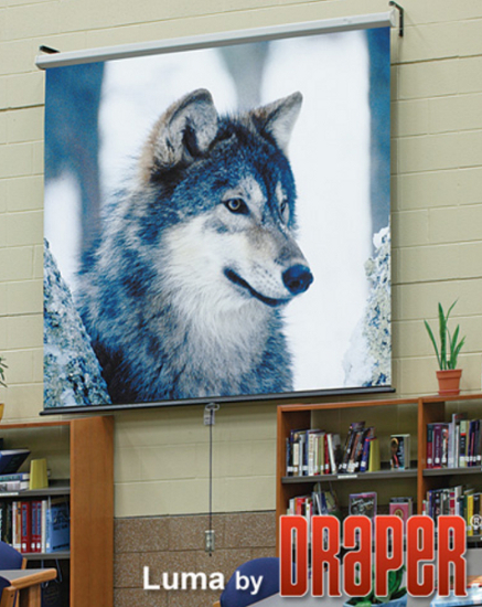 106" HDTV Format Luma Screen with Matt White XT1000E Surface Finish