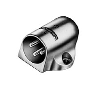 3-pin Male XLR Right Angle Panel / Chassis Receptacle