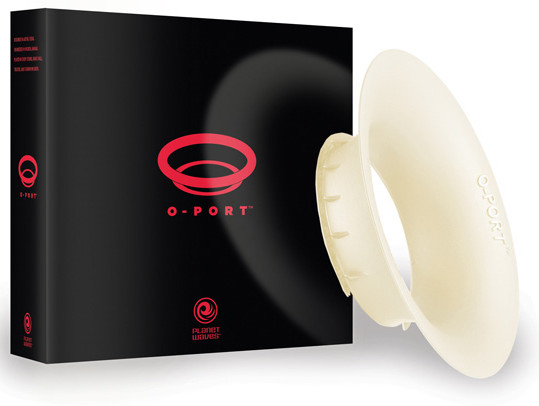 O-Port Sound Enhancer for Acoustic Guitars in White