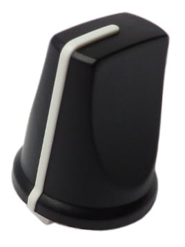 Black Knob With White Stripe For DJM