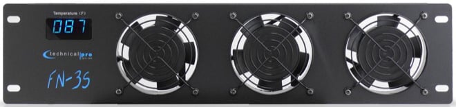 2-1/2 RU 3-Fan Cooling Unit Panel