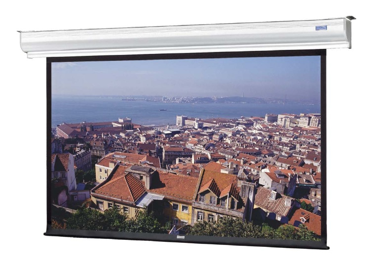 45" x 80" 16:9 HDTV Format Contour Electrol Mounted Electric High Contrast Matte White Screen