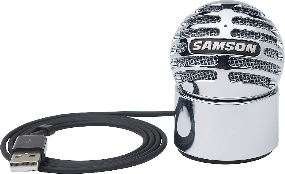 Chrome-Plated USB Cardioid Condenser Microphone