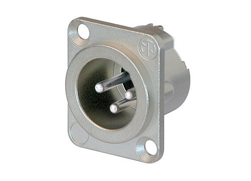 DLX Series 3-Pole Male Panel Connector