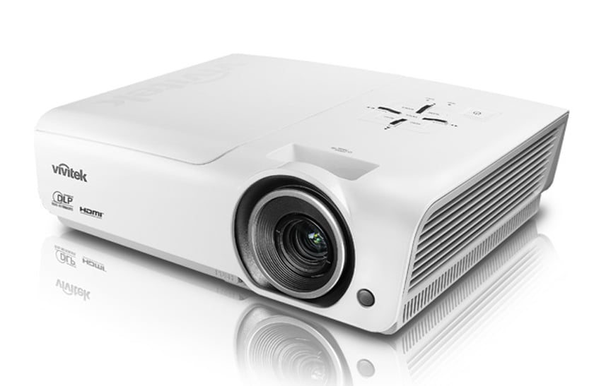 5500 Lumens XGA 3D Projector in White for Small Conference Rooms
