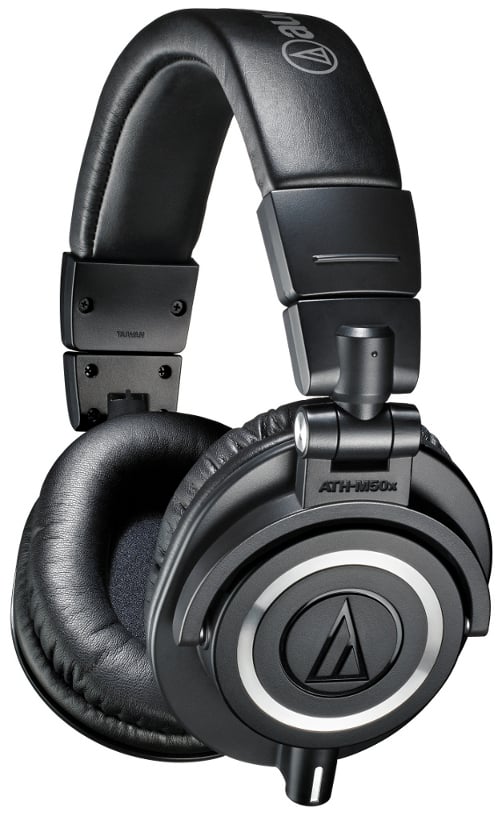 M Series Closed Back Professional Stereo Headphones with 45mm Drivers and Detachable Cables