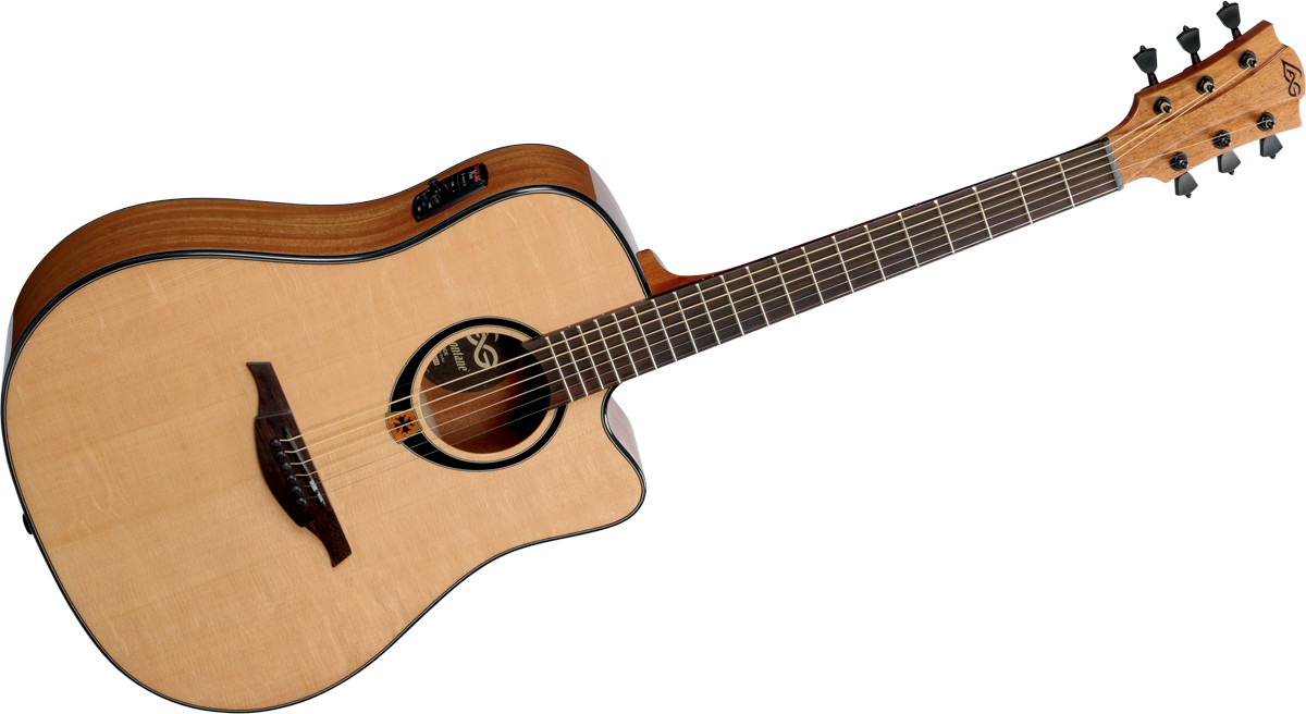 High Gloss Dreadnought Cutaway Acoustic/Electric Guitar