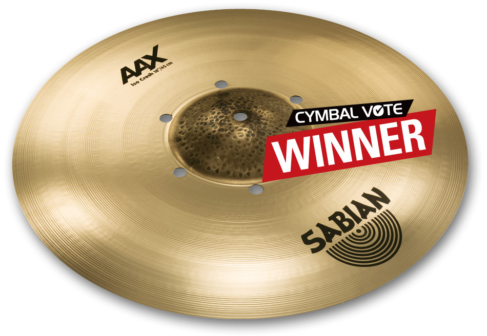 18" AAX Iso Crash Cymbal in Natural Finish
