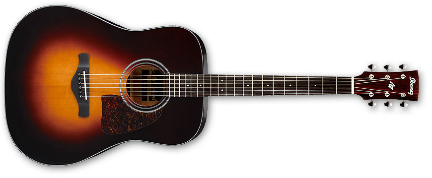 Natural High Gloss Artwood Series Left-HandedDreadnought Acoustic Guitar
