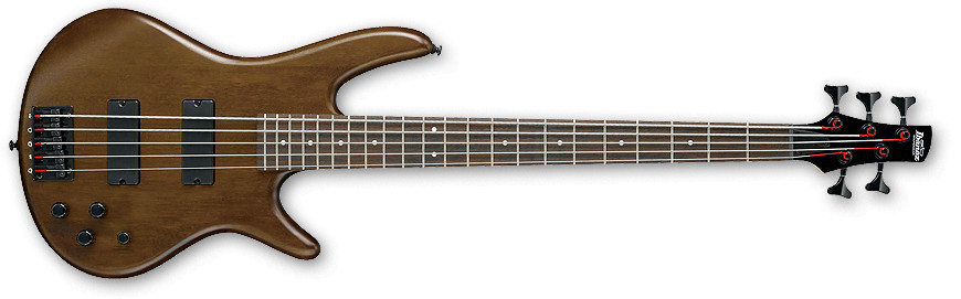 Walnut Flat Gio Series 5-String Electric Bass