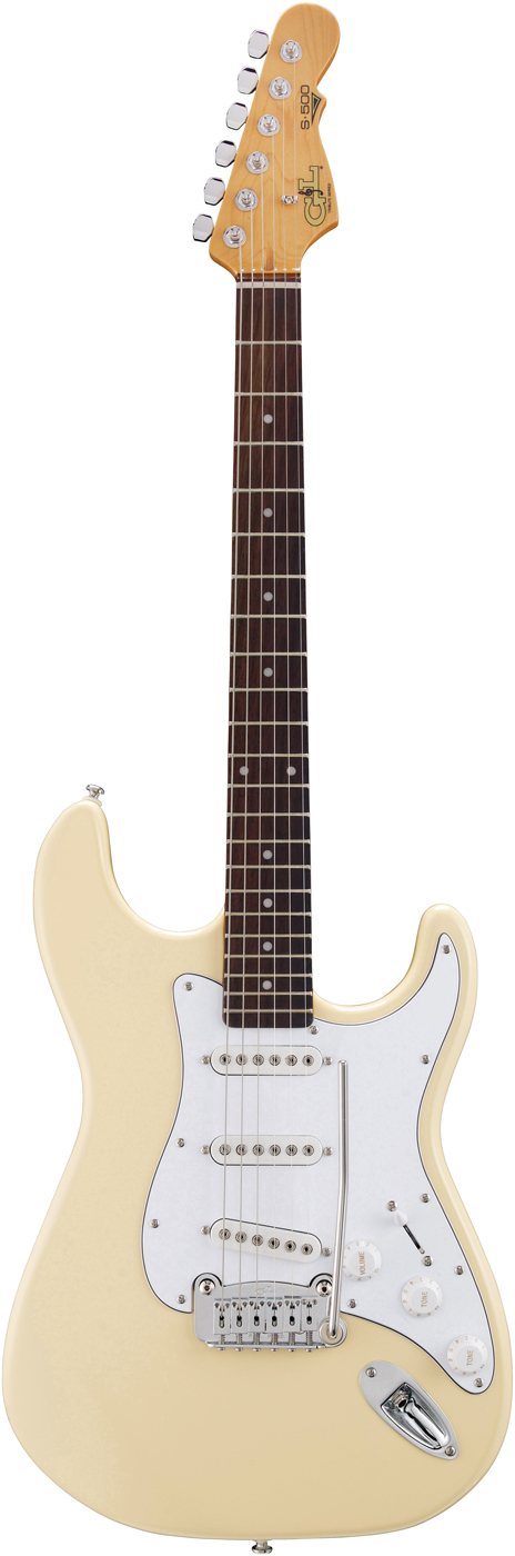 Tribute Series Electric Guitar with Vintage White Finish