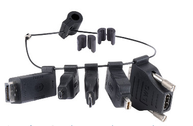 Universal HDMI Adapter Ring Complete Assembly with 5 Adapters