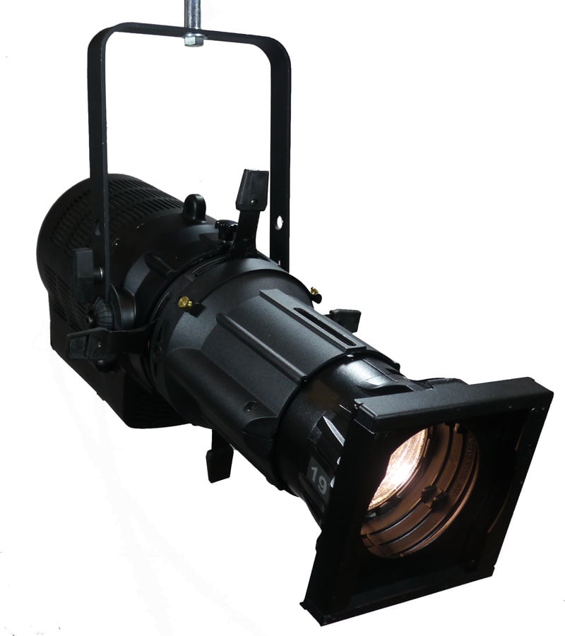 Phoenix 250 Watt 26° LED Ellipsoidal Spot in Black