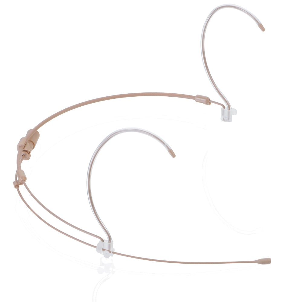 H6 Omnidirectional Headset Microphone for Telex wireless in Tan
