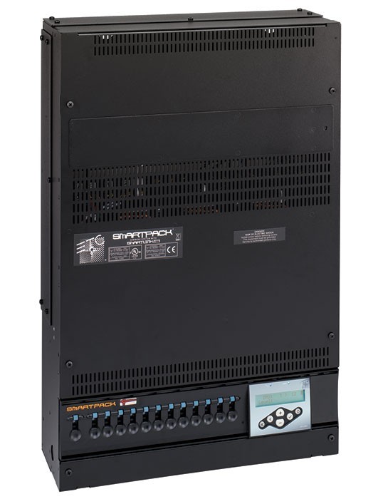 Wallmount Dimming Pack, 12 Channel, 10 Amp