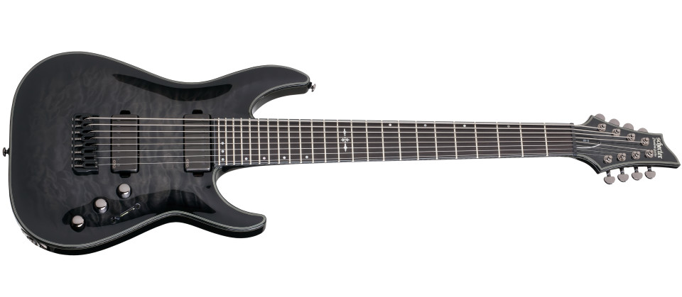 Trans Black Burst 8-String Electric Guitar