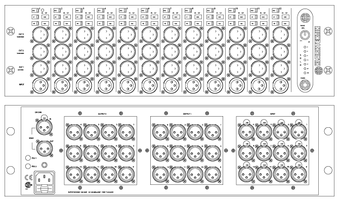 12x48 mic splitter
