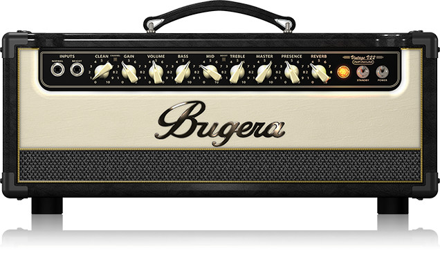 22W 2-Channel Tube Guitar Amplifier Head with Reverb