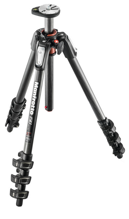 190 Aluminium 4-section Tripod with Horizontal Column