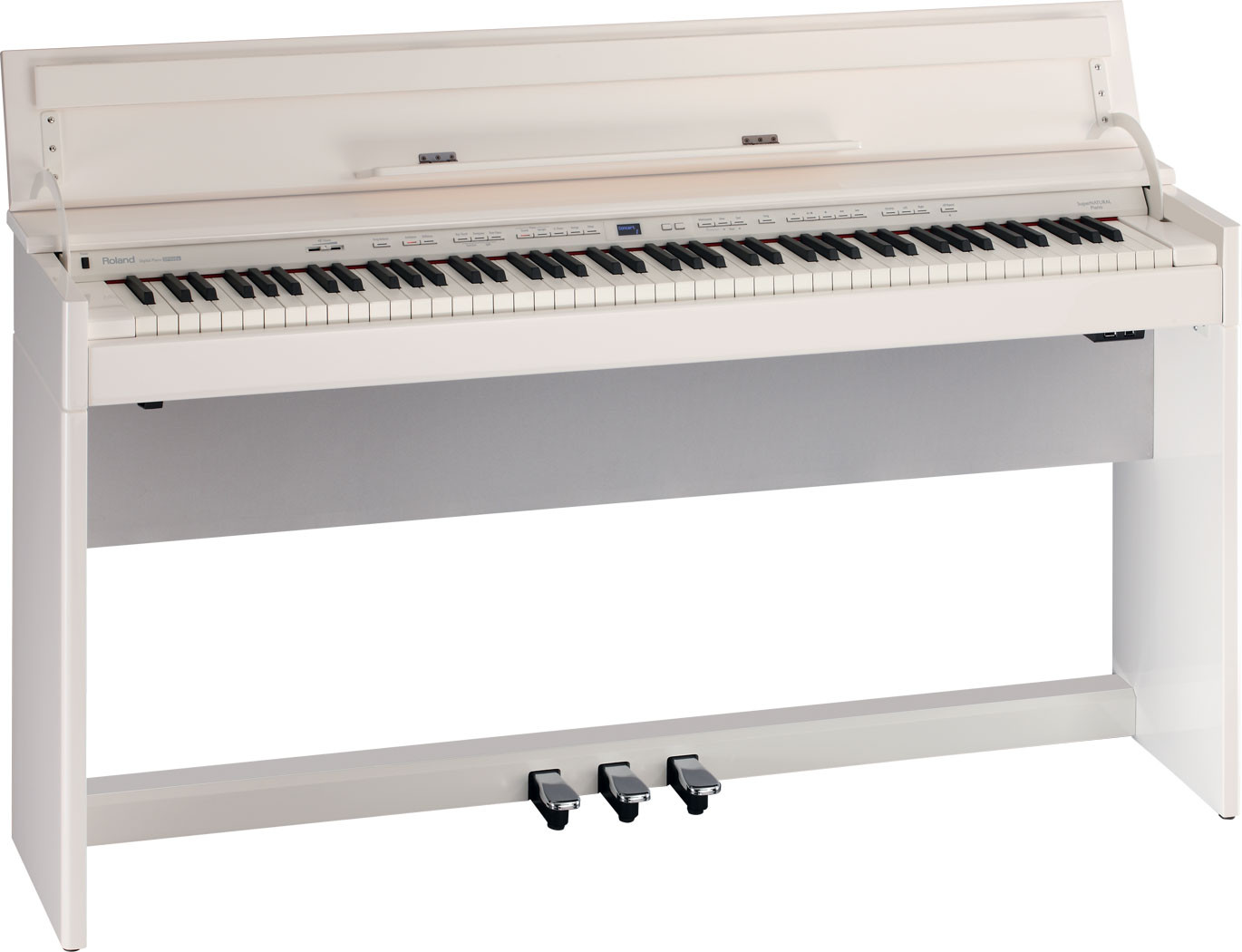 Digital Piano in White with Bench