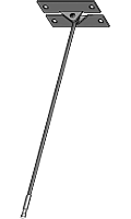 Maxa-Mount (27.75" shaft with plate)