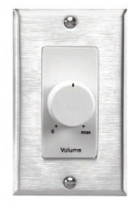 10KOhm Single-Gang Wall-Mount Attenuator in White