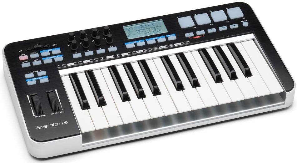 25 Note USB MIDI Keyboard Controller with Komplete Elements
