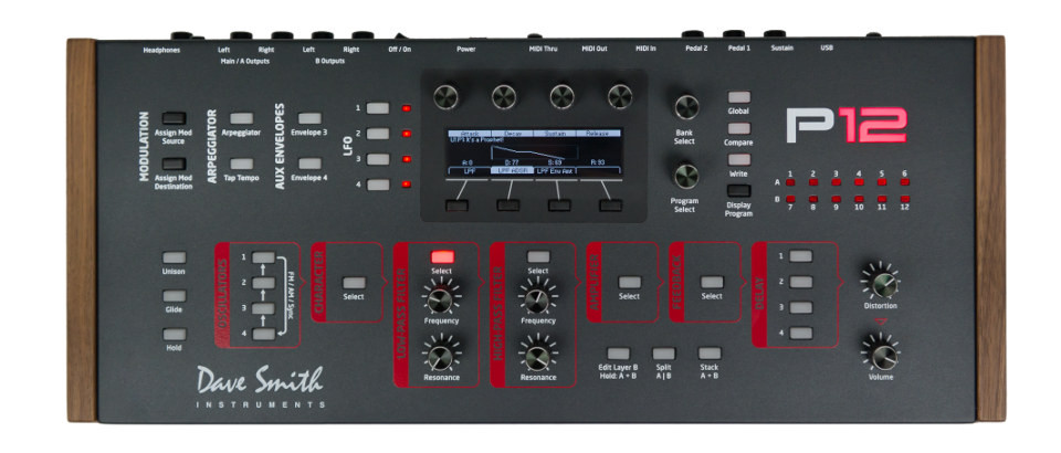 12-Voice Hybrid Synthesizer