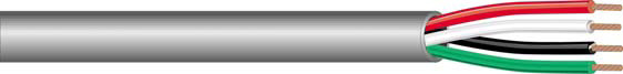 500' 4-Con 18AWG Stranded Plenum Communication Cable