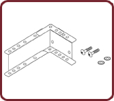 Fly Bracket for 402-II, White