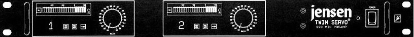 2-Ch Jensen Twin Servo Microphone Preamp with 22-Position Switch
