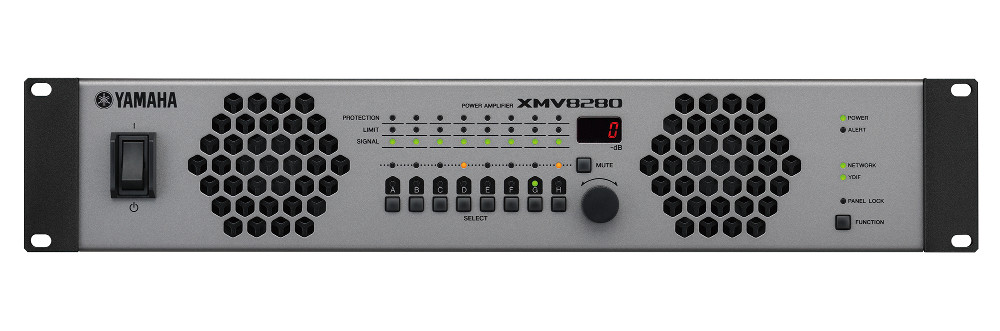 2000W 8-Ch Stereo Power Amplifier with YDIF Support