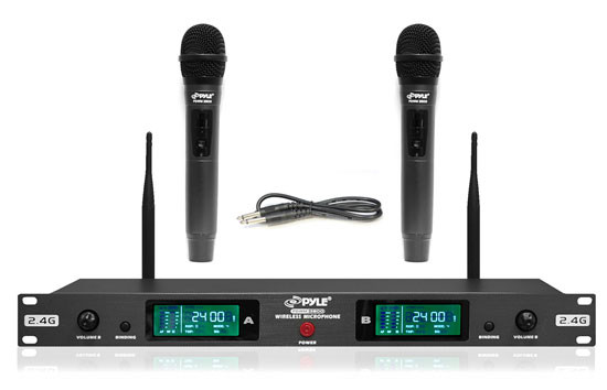 Dual 2.4GHz Handheld Wireless Microphone System