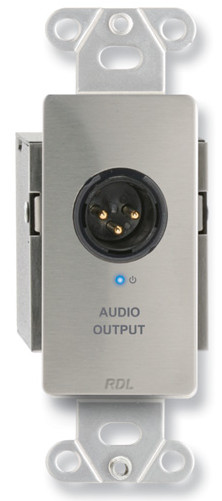 Active Single Pair Receiver - Twisted Pair Format-A - XLR Mic/Line Output