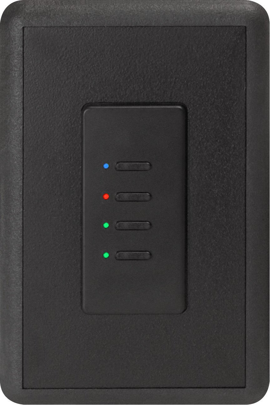 Ultra Series Digital 5-Wire 4 Button Station in Black with RGB LED Indicators