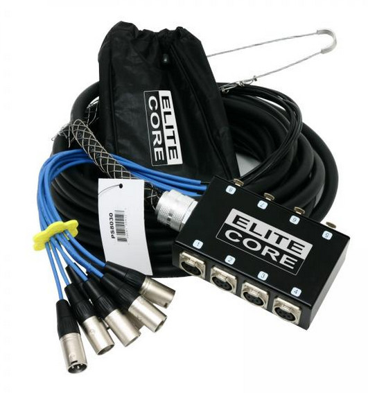 30 ft 8-Channel XLR Stage Snake
