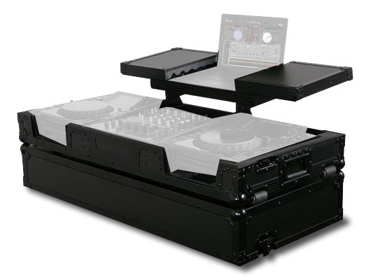 GSX Glide-Style DJ Coffin Case in Black