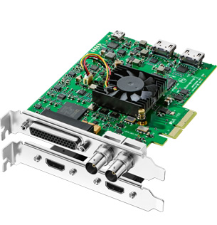 DeckLink Studio 4K Video Capture and Playback Card with 6G-SDI, HDMI 4K and Analog