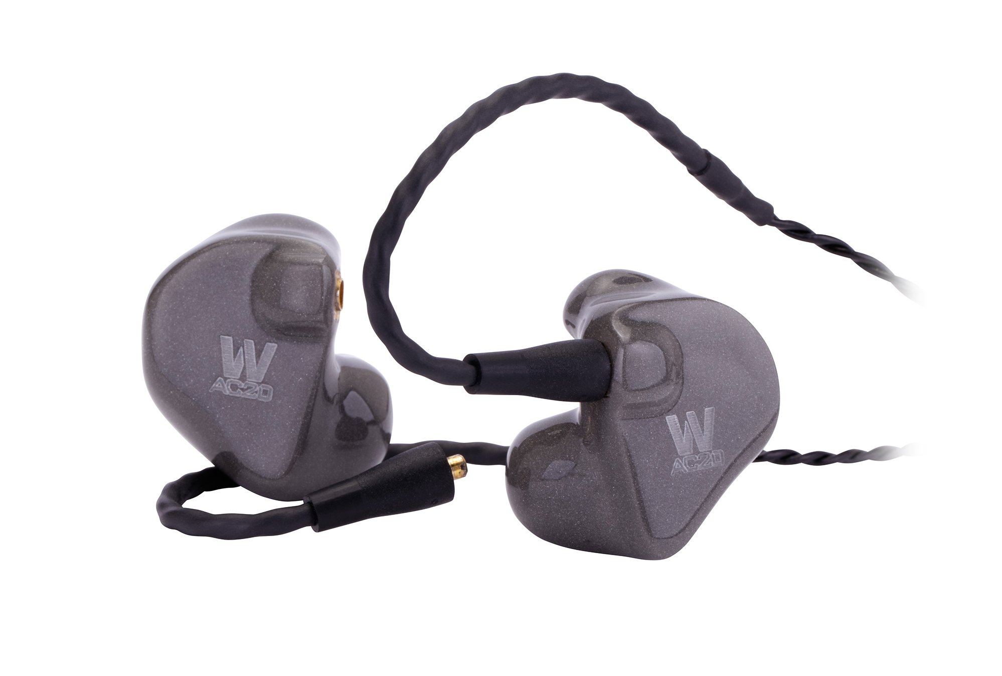 In-Ear Custom Fit Dual Driver Earphone Monitors in Clear