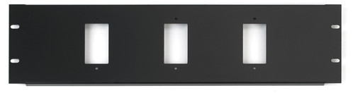 1RU Rack Panel for 1 Decora Device
