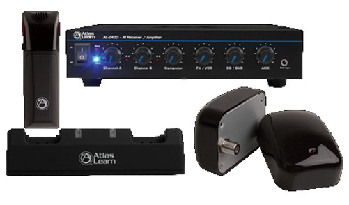 Atlas Learn Single MAGPIE Wireless Microphone and Dual IR Dome Kit