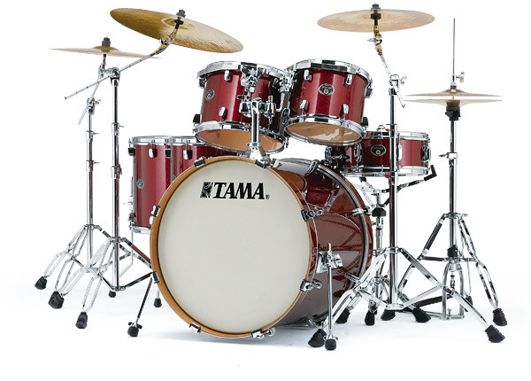 5-Piece Silverstar Shell Pack with Hardware in Vintage Burgundy Sparkle