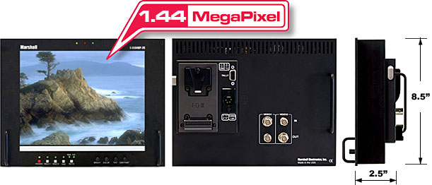 10.4" LCD Monitor with 2 Composite Video Inputs