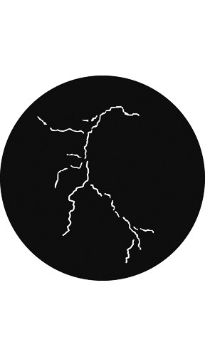 "Lightning" Pattern Gobo