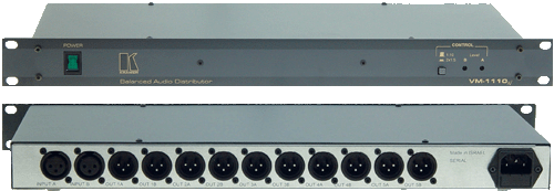 1:5 Balanced Stereo Audio Distribution Amplifier