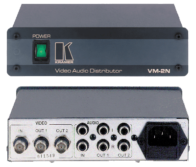 1x2 Composite/SDI distribution Amp with audio
