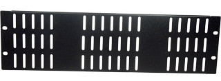 3RU Vented Flanged Rack Panel