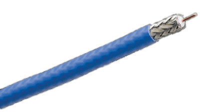 Serial digital Mini-RG59 dual shield 4.5 GHz plenum coaxial cable