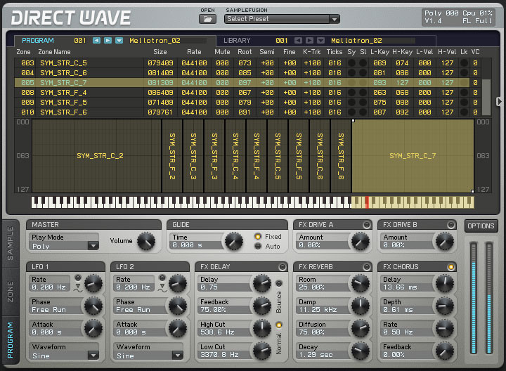 Sampler Software Virtual Instrument